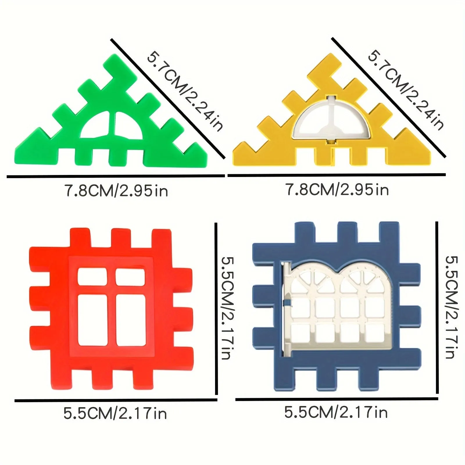 Vibrant Interlocking STEM Building Blocks