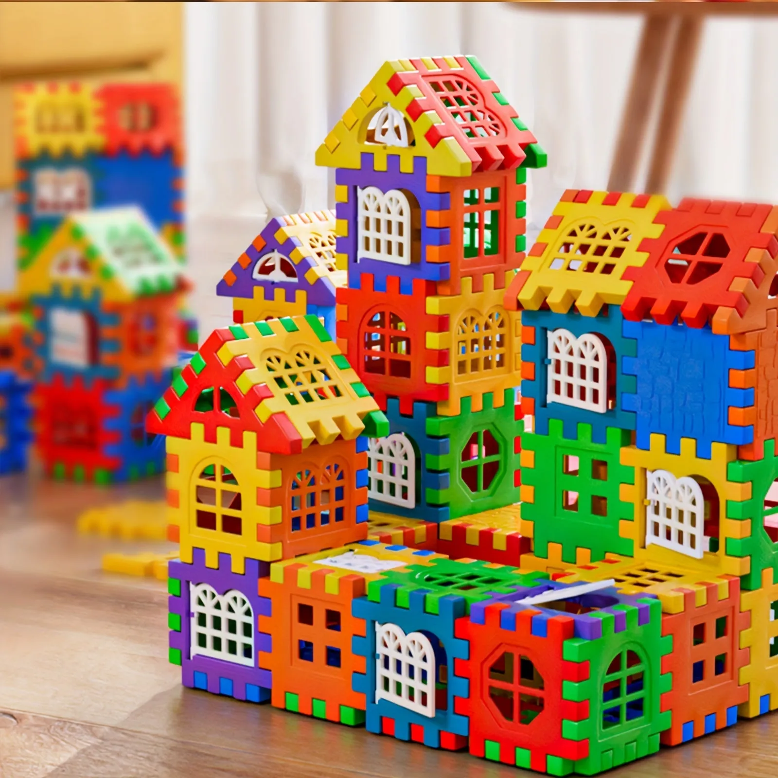 Vibrant Interlocking STEM Building Blocks