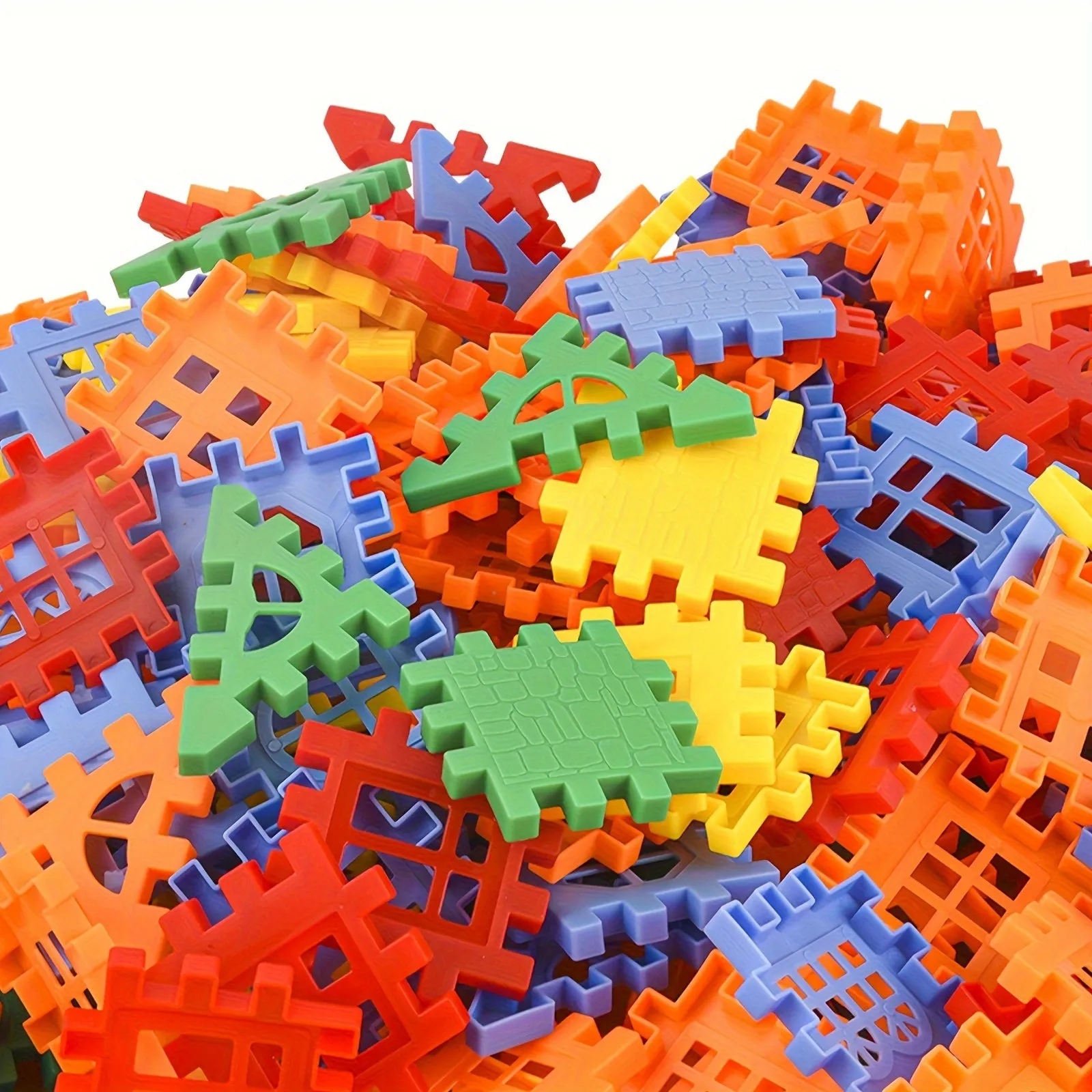 Vibrant Interlocking STEM Building Blocks