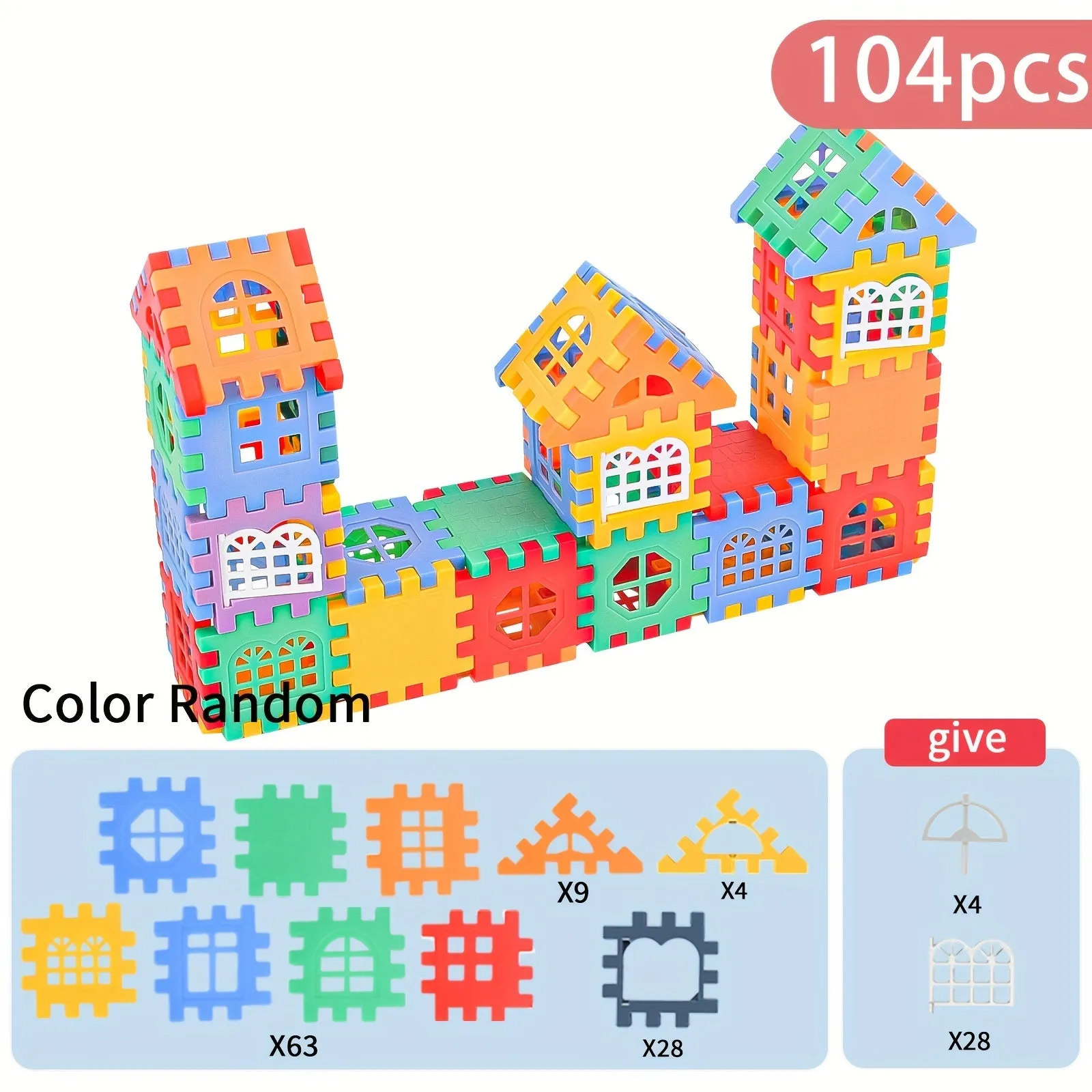 Vibrant Interlocking STEM Building Blocks