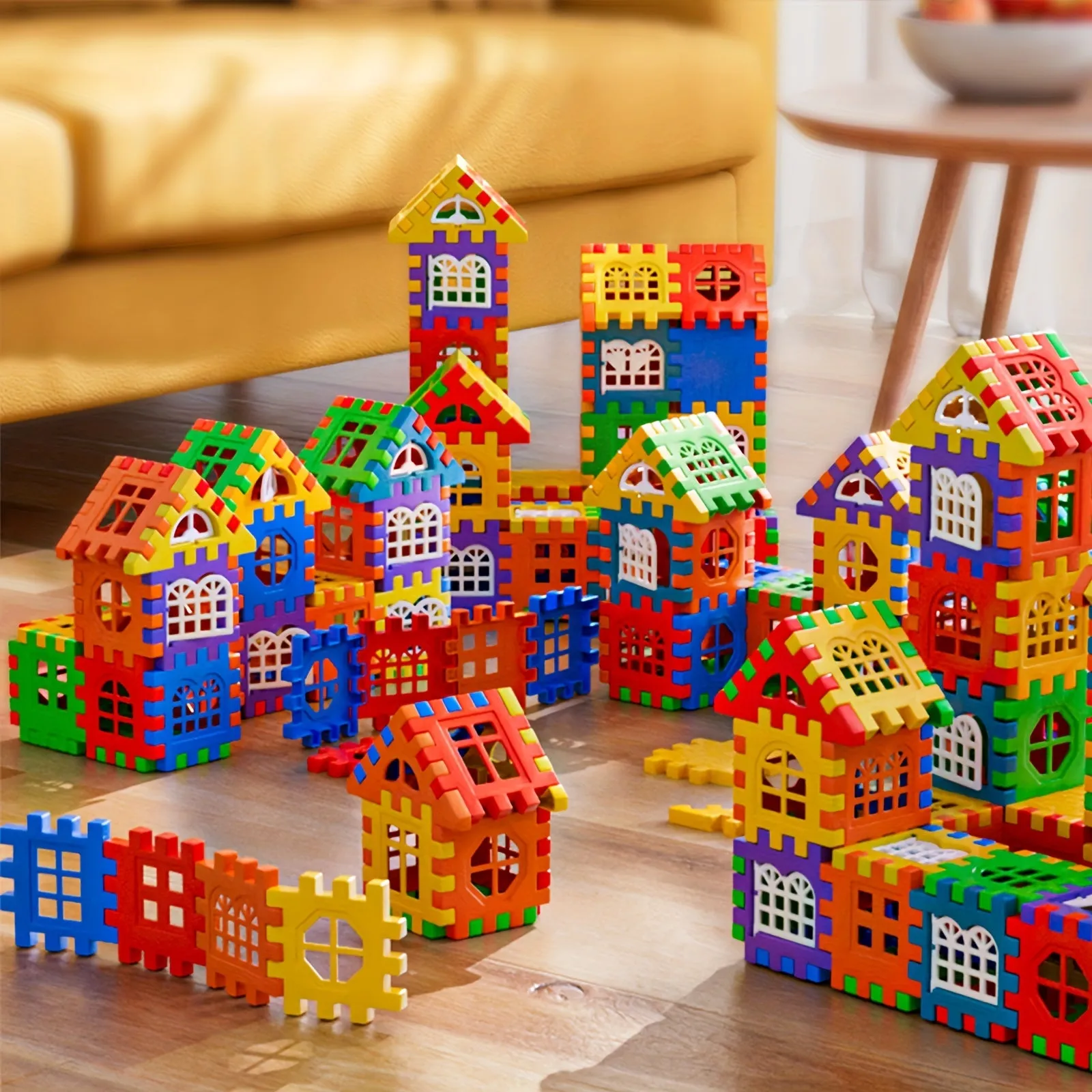 Vibrant Interlocking STEM Building Blocks
