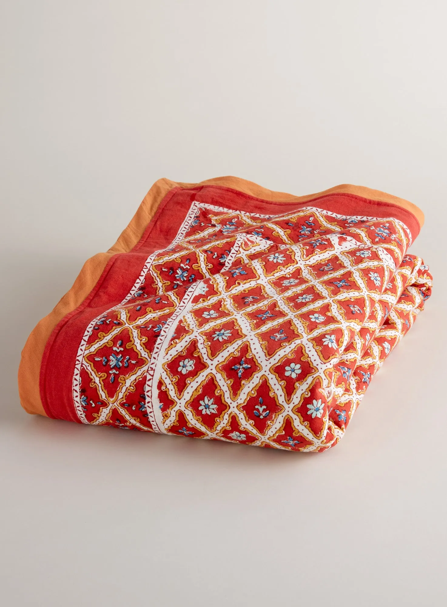 Windowpane Reversible Duvet Cover